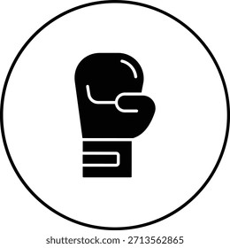 Guante de boxeo icono de Vector. Se puede utilizar para aplicaciones de impresión, móviles y de Web.
