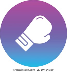 Guante de boxeo icono de Vector. Se puede utilizar para aplicaciones de impresión, móviles y de Web.