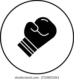 Guante de boxeo icono de Vector. Se puede utilizar para aplicaciones de impresión, móviles y de Web.