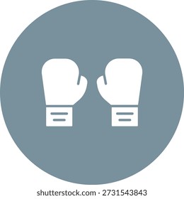 Guante de boxeo icono de Vector. Se puede utilizar para aplicaciones de impresión, móviles y de Web.
