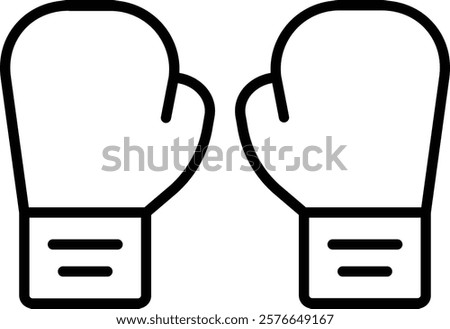 Boxing Glove vector icon. Can be used for printing, mobile and web applications.