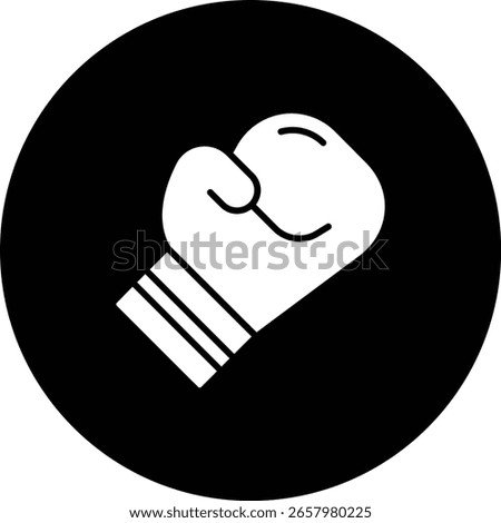 Boxing Glove vector icon. Can be used for printing, mobile and web applications.