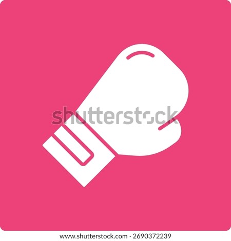 Boxing Glove vector icon. Can be used for printing, mobile and web applications.