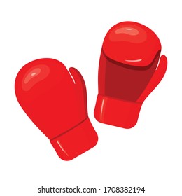 Boxing glove vector icon.Cartoon vector icon isolated on white background boxing glove.