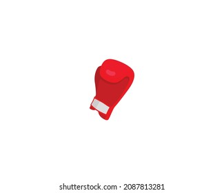 Boxing glove vector isolated icon. Emoji illustration. Boxing glove vector emoticon