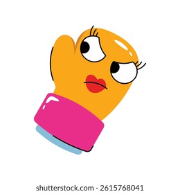 Boxing glove vector Sticker. Eps 10 file