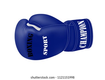 Boxing glove in vector.Realistic Boxing glove.Vector illustration.