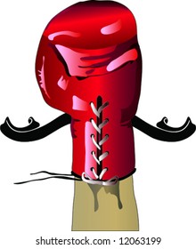 Boxing Glove in Victory