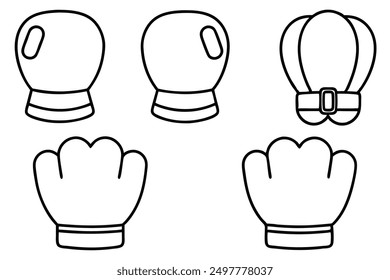 Guantes de boxeo Contour Dibujo Idea