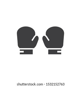 Boxing gloves design. hobby competition game training and tournament theme. Vector illustration.