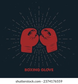 boxing gloves design vector illustration