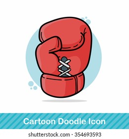 Boxing gloves doodle