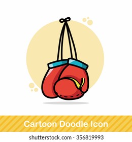 Boxing gloves doodle
