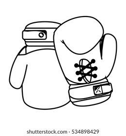 boxing gloves equipment icon