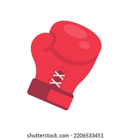 Boxing gloves. Fighting sports competition.