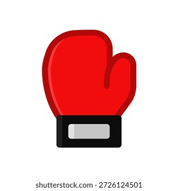 Guantes de boxeo ilustración plana icono