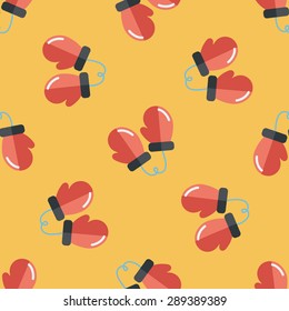 boxing gloves flat icon,eps10 seamless pattern background