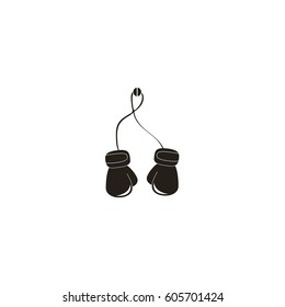 Boxing gloves icon.