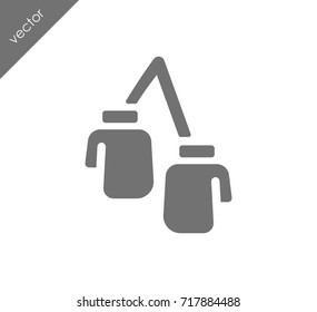 Boxing gloves icon