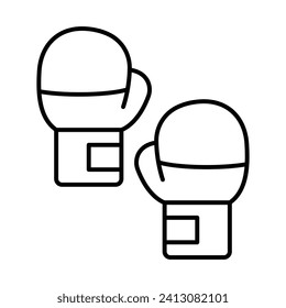 Boxing Gloves Icon Design For Personal And Commercial Use.