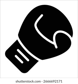 Boxing Gloves Icon Element For Design