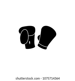 boxing gloves icon. Element of fighting ana MMA illustration. Premium quality graphic design icon. Signs and symbols collection icon for websites, web design, mobile app on white background