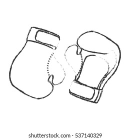 boxing gloves icon image vector illustration design 