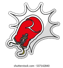 boxing gloves icon image vector illustration design 