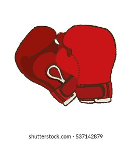 boxing gloves icon image vector illustration design 