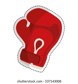 boxing gloves icon image vector illustration design 