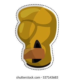 boxing gloves icon image vector illustration design 