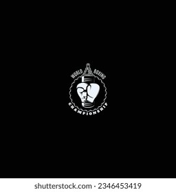 boxing gloves icon isolated on white background from fitness collection. icon thin line outline linear boxing gloves symbol for logo, web, app, UI. gloves icon simple sign
Boxing logo template.