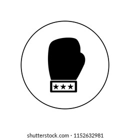 Boxing gloves icon, logo