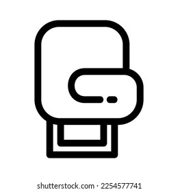 boxing gloves icon or logo isolated sign symbol vector illustration - high quality black style vector icons
