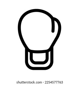 icono de guantes de boxeo o logotipo símbolo de signo aislado ilustración vectorial - iconos vectoriales de estilo negro de alta calidad