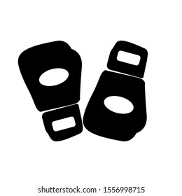 Boxing gloves icon. Modern Flat style.