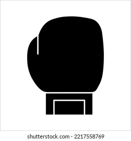 boxing gloves icon, sport on white background