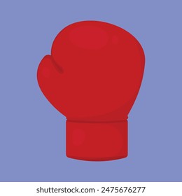 Boxing gloves icon vector. Boxing fighting gloves vector illustration. Boxing glove back side vector