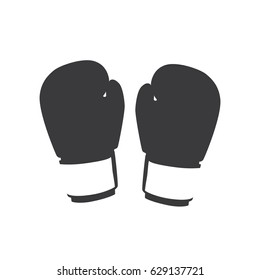 Boxing gloves icon, vector illustration design. Sport objects collection.