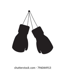 boxing gloves icon- vector illustration