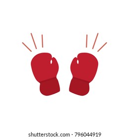 boxing gloves icon- vector illustration