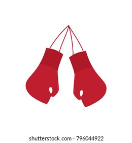 boxing gloves icon- vector illustration