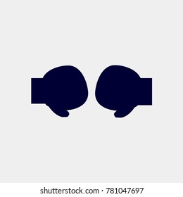 boxing gloves icon, Vector ilustration. sport icon