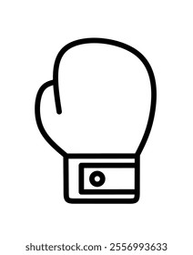 boxing gloves icon vector on white background