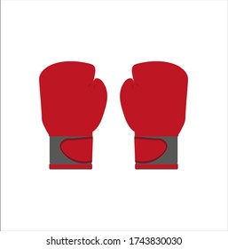 boxing gloves. illustration for web and mobile design.