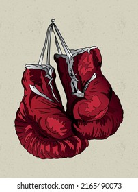 Boxing Gloves Inspirational Graphic Design