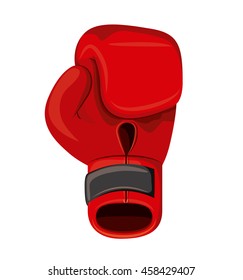 boxing gloves isolated icon design, vector illustration  graphic 