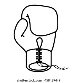 boxing gloves isolated icon design, vector illustration  graphic 