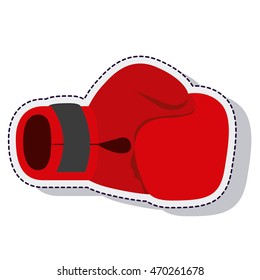 boxing gloves isolated icon vector illustration design