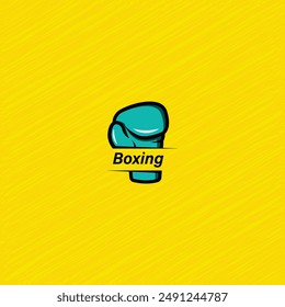 Boxing gloves logo vector graphics